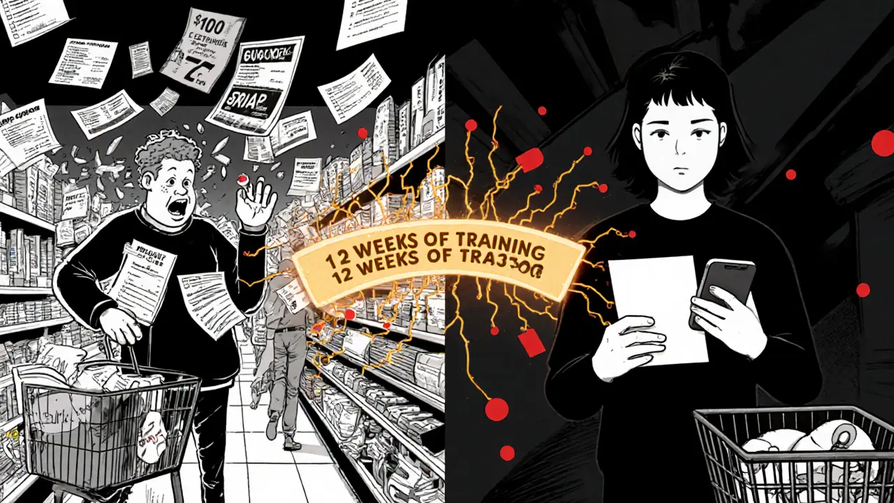 Přechod od chaosu nákupu k organizovanému chování díky kognitivnímu tréninku.