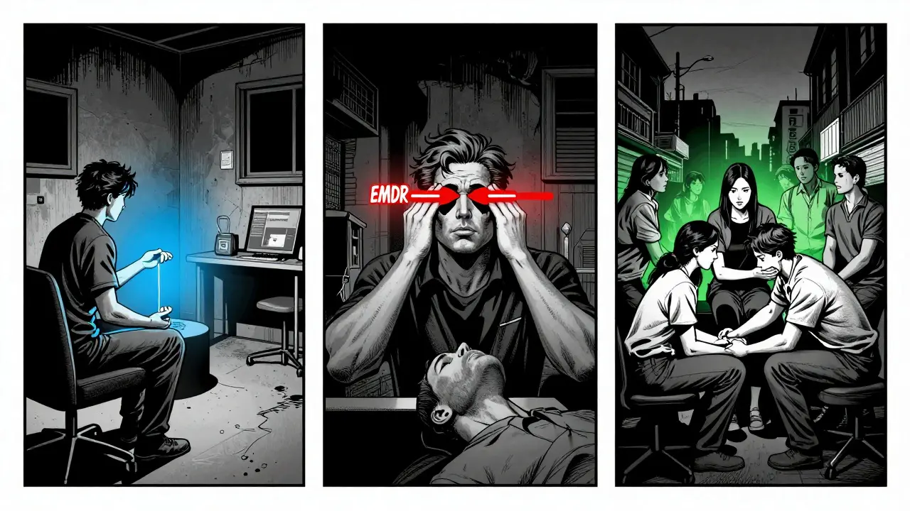 Tři fáze PTSD terapie: stabilizace, zpracování, integrace